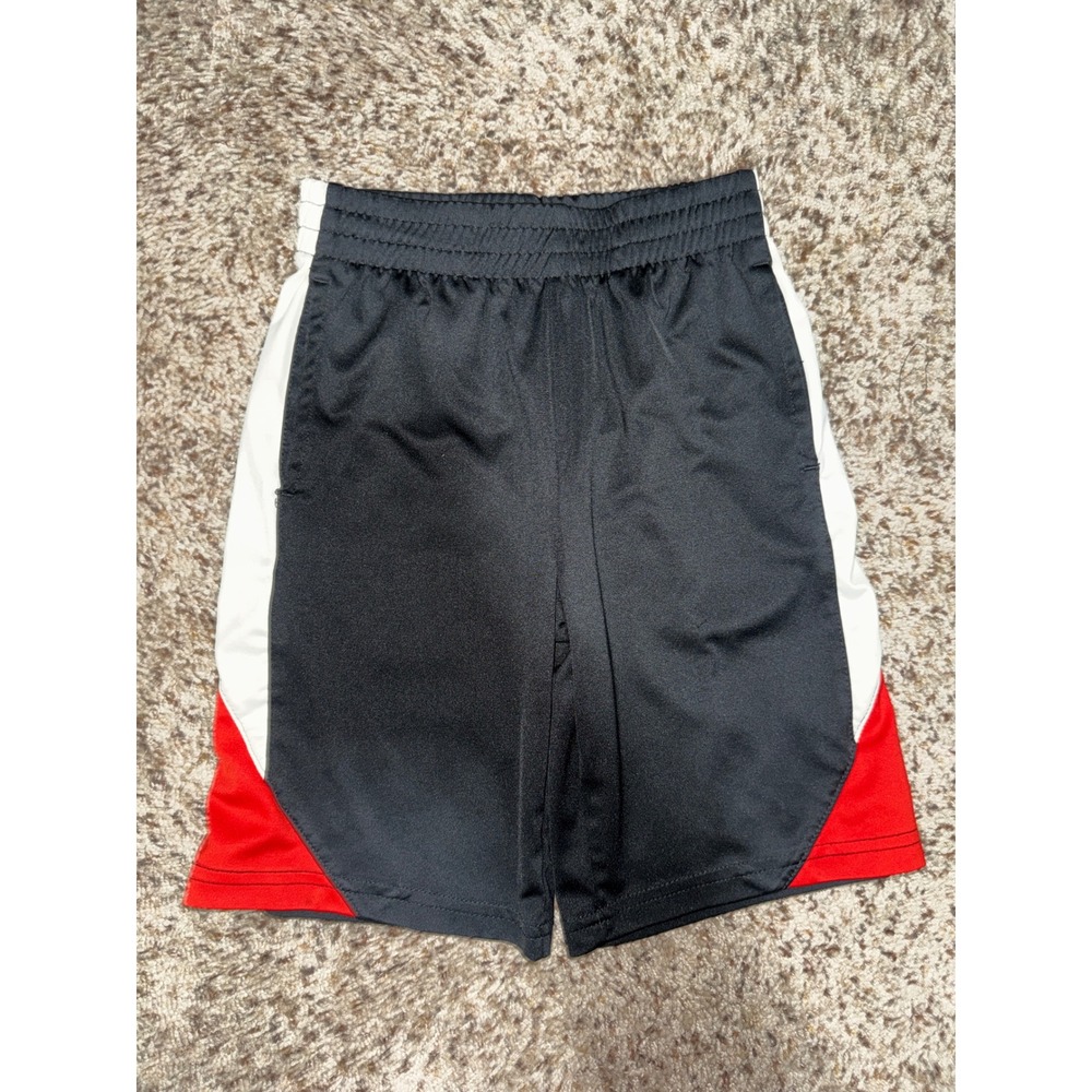 Jumping Beans‎ Kids Athletic Shorts Black Red White Size M 5/6 Polyester.